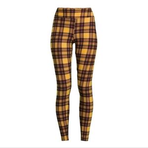 No Boundaries NWT Junior's Plus Plaid High Rise Skinny Fit Sueded Legging 887